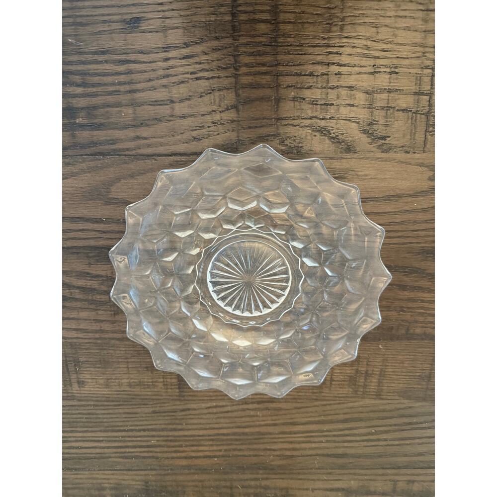 Vintage Fostoria American Clear 7½” Salad-Dessert Plate